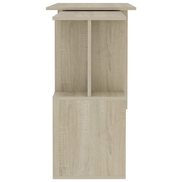 Desk Sonoma oak Engineered Wood 78.7x19.7x29.9 in Rotatable - Image 6