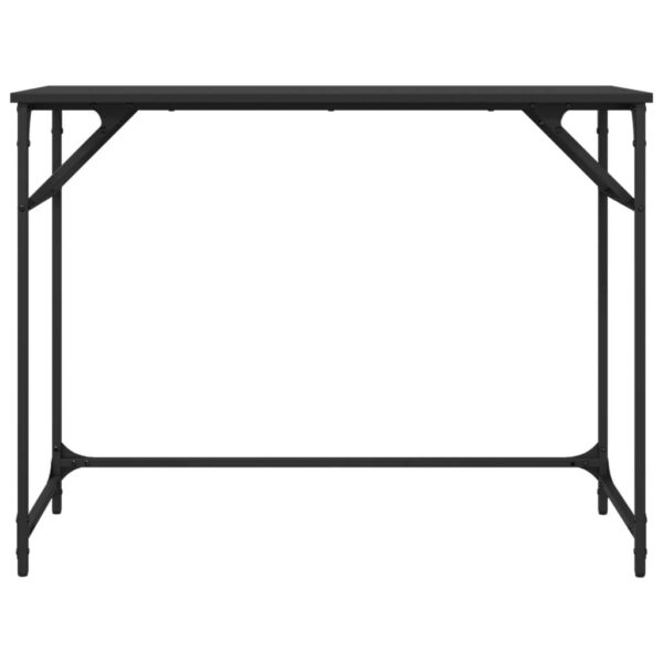 Desk Black Engineered wood, Powder-coated steel - Image 5