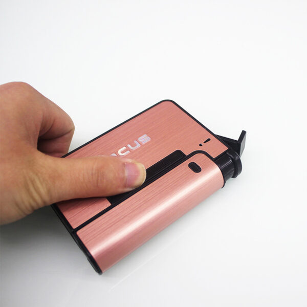 Color: Black - 9-pack automatic cigarette case
