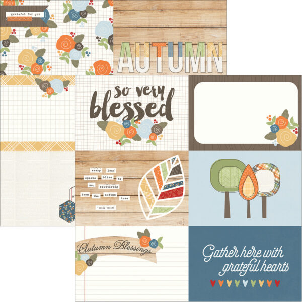 Hello Fall Paper 12X12 Journal 4X6