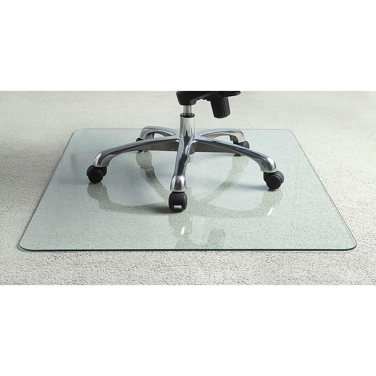 Heavy Duty 36 Inch Tempered Glass Chair Mat - Image 2