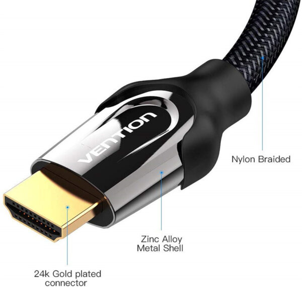 Vention HDMI Cable 2.0 4K Cable HD TV LCD Laptop PS3 Projector Computer Cable 15 m - Image 5