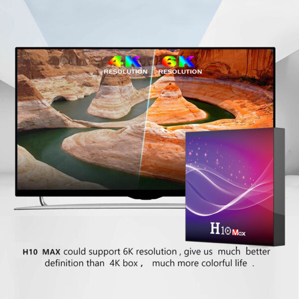 H10 Max H616 Tv Box  Smart Hd Network Player for Android 10.0 U.S. plug - Image 5