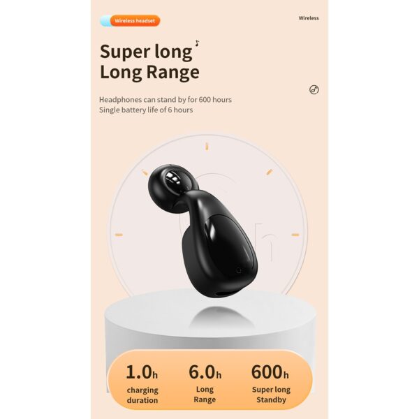 G26 Wireless Earbud With Built-in Mic Clear Call Gaming Headphone Touch Control Earphone For Laptop TV Computer Phone black - Image 3