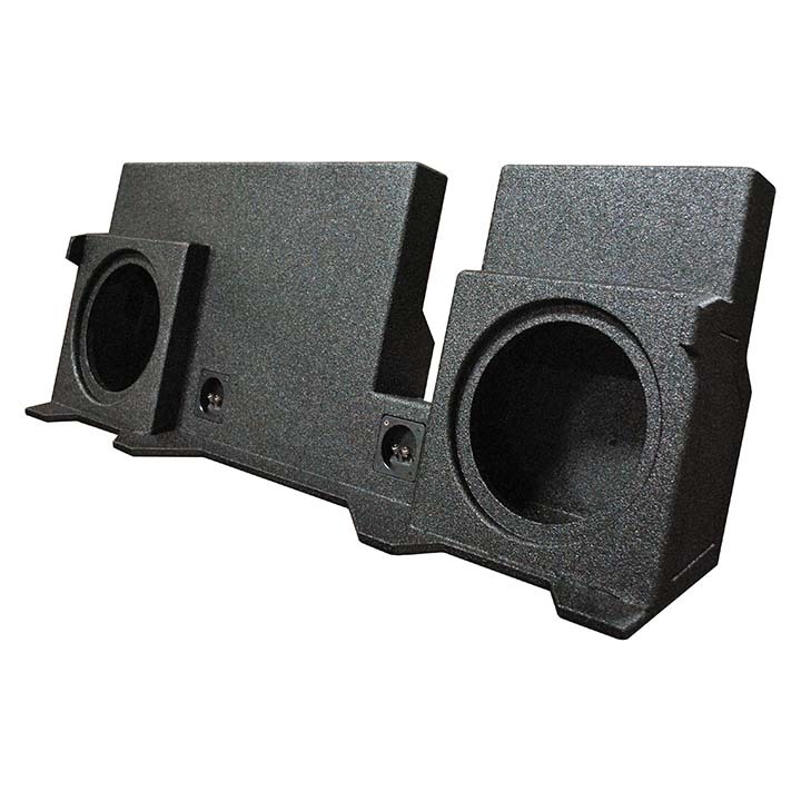QPower "QBOMB" F-150 Super Crew '04-'08 Dual 10" Vented Empty Woofer Box