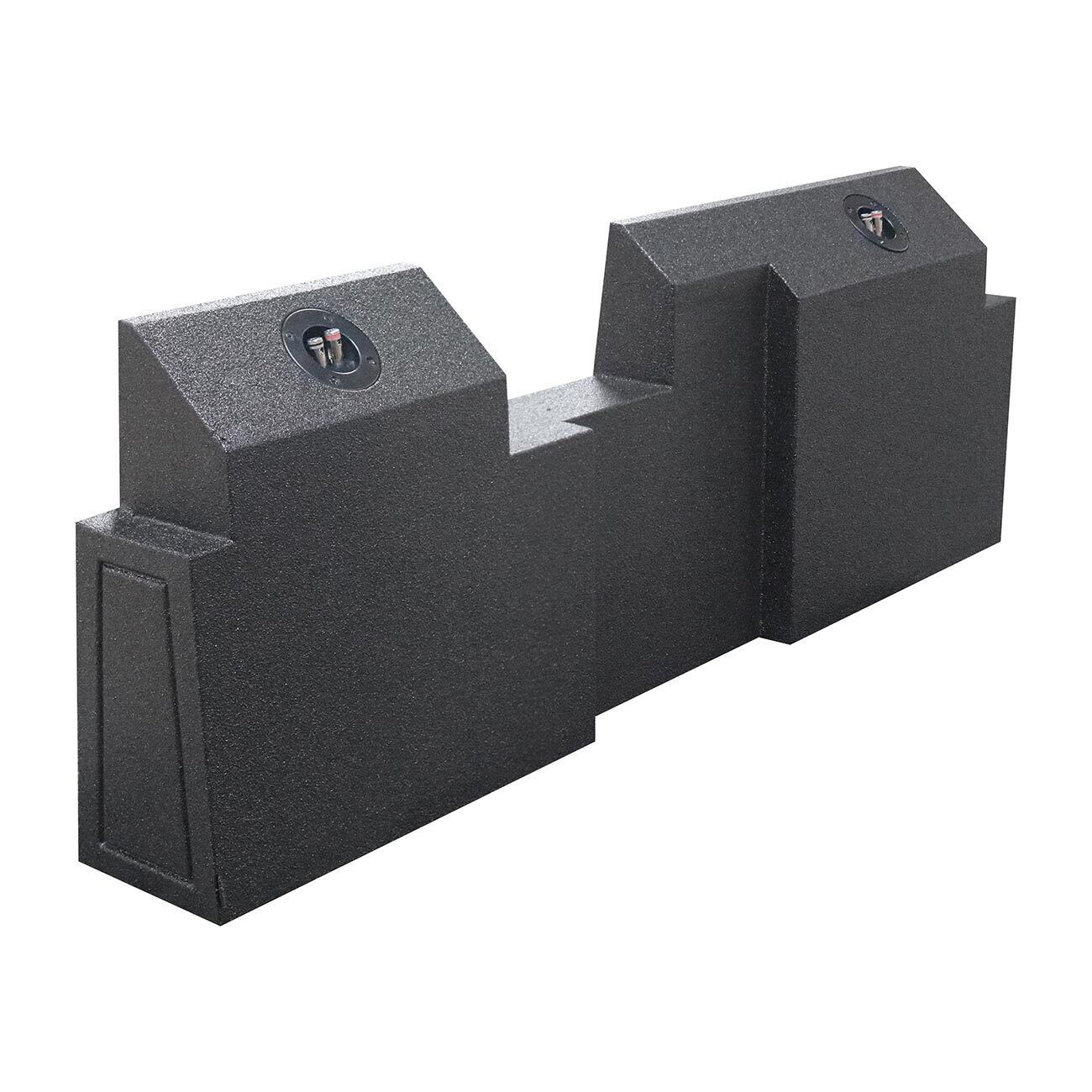 QPower "QBOMB" 2019 - 2024 Jeep Gladiator Dual 10 Sealed Empty Woofer Enclosure - Image 3