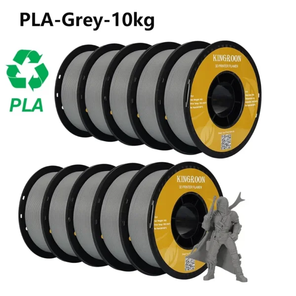 Color: Natural, Ships From: CHINA - Top 3D Printer 10KG PLA PETG ABS Filament 3D Printing Plastic Material 1.75mm 100% No Bubble Spool - Image 4
