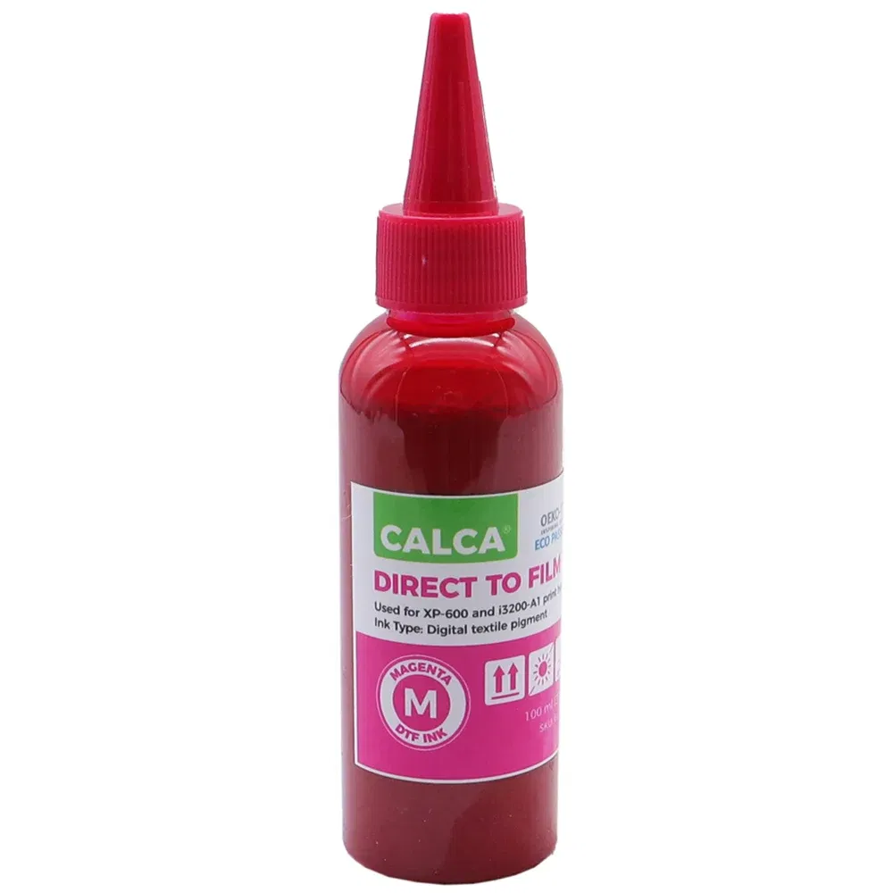 Ships From: United States - CALCA DTF Inks One set (4 x 100ml CYMK + 1 x 500ml W) Direct to Transfer Film Ink for L1800 Printheads DTF Printer US Stock - Image 5