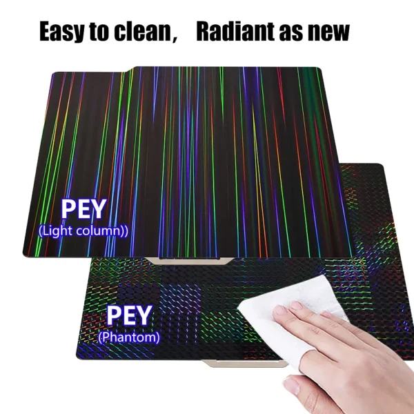 Color: Gold, Size: 0.2mm - Upgrade Pet Bed For Creality K1 K1 Max K1C Ender-3 S1 Pro Magnetic Plate Ender-5 S1 Reality Bed Reality K1 Bulid Plate Pei Sheet - Image 6