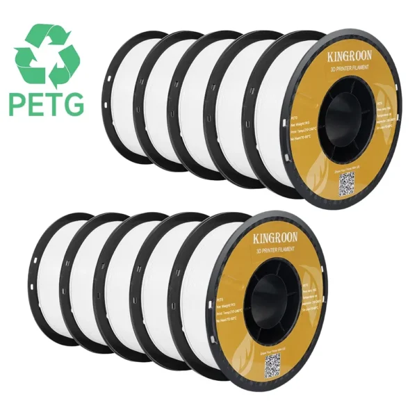 Color: Natural, Ships From: CHINA - Top 3D Printer 10KG PLA PETG ABS Filament 3D Printing Plastic Material 1.75mm 100% No Bubble Spool - Image 6