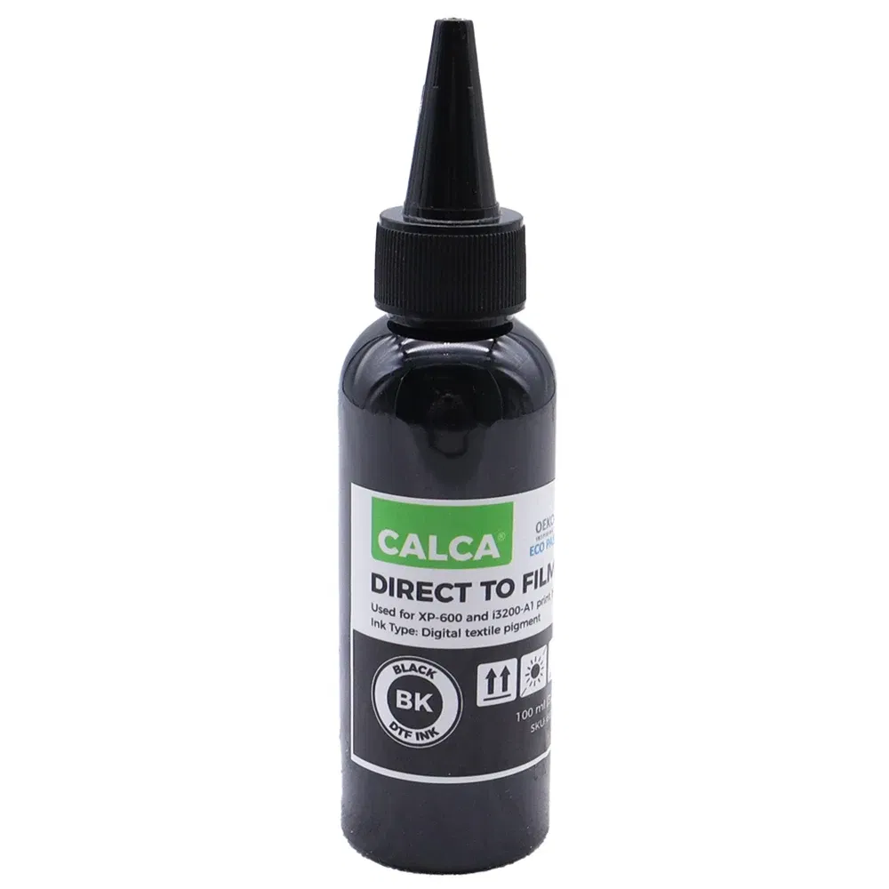 Ships From: United States - CALCA DTF Inks One set (4 x 100ml CYMK + 1 x 500ml W) Direct to Transfer Film Ink for L1800 Printheads DTF Printer US Stock - Image 4