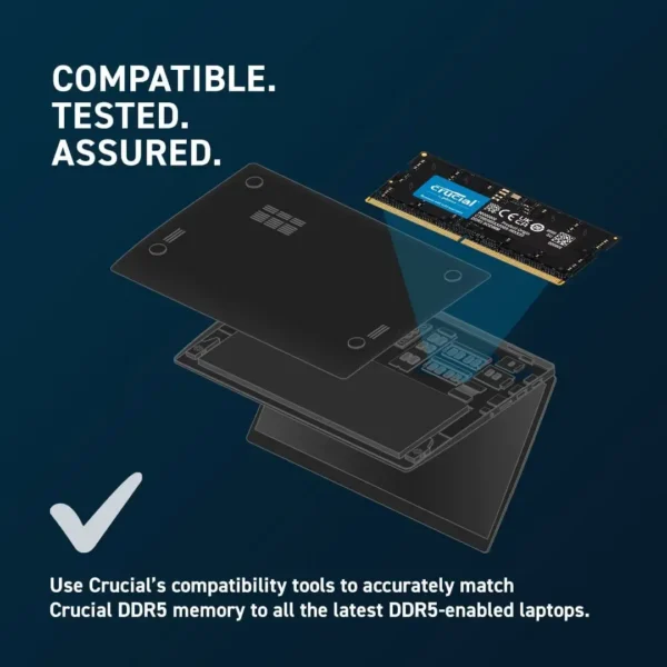 Color: Blue, Ships From: CHINA - New RAM 16GB 24GB 32GB 48GB DDR5 5600MHz PC5-44800 Laptop Memory, non-ECC SODIMM - Image 7