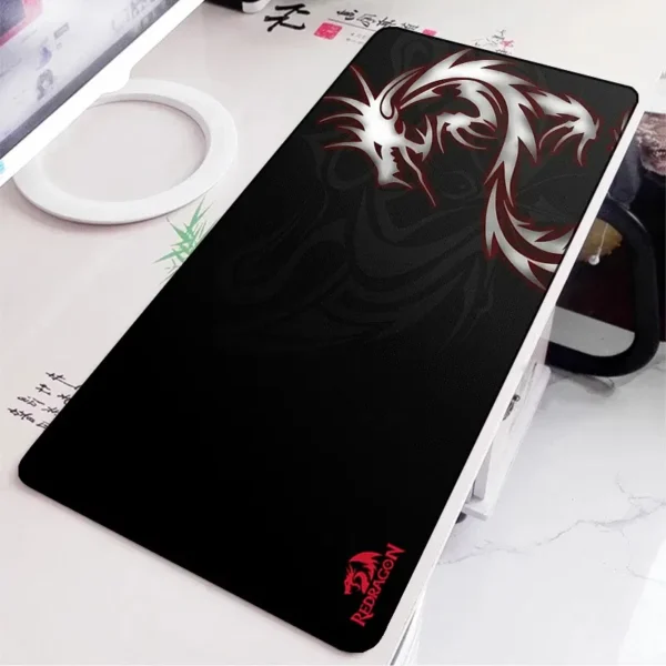 Color: pearl White, Size: 80x40 cm - Large Mouse Pad Xxl Redragon Desk Protector Pc Accessories Gaming Mousepad Gamer Keyboard Mat Deskmat Extended Anime Mause Pads - Image 3