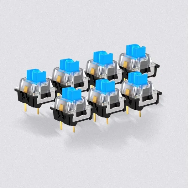 Color: Navy Blue, Axis Body: blue switch - REDRAGON SMD RGB MX switch 3Pin Clicky Linear Tactile silent red blue Black Brown Purple Switche For Backlit Mechanical keyboard - Image 7