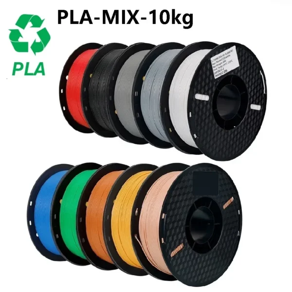 Color: Natural, Ships From: CHINA - Top 3D Printer 10KG PLA PETG ABS Filament 3D Printing Plastic Material 1.75mm 100% No Bubble Spool - Image 5
