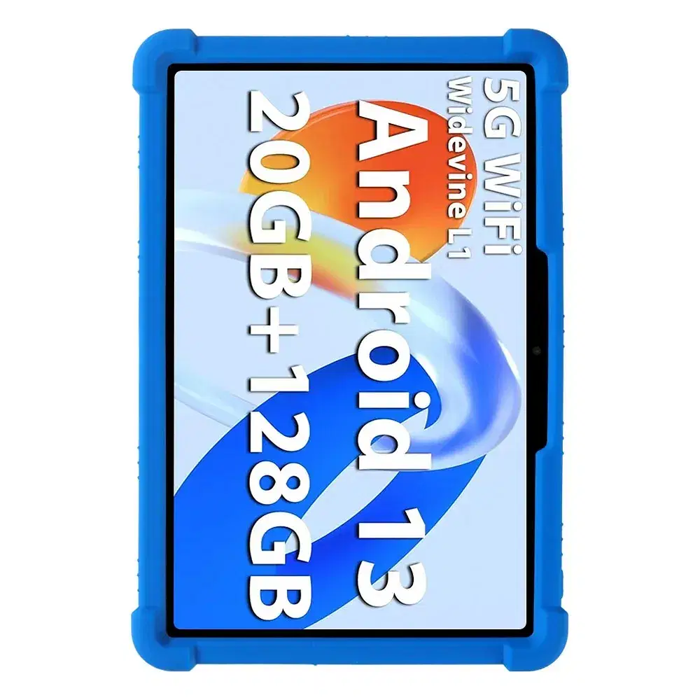 Color: Red, Size: eleven - Kids for DOOGEE U9 U10 10.1 Inch Tablet Case, Shockproof Cover for DOOGEE U10 Pro Soft Safe Silicon Tablet Stand Case Coque - Image 4