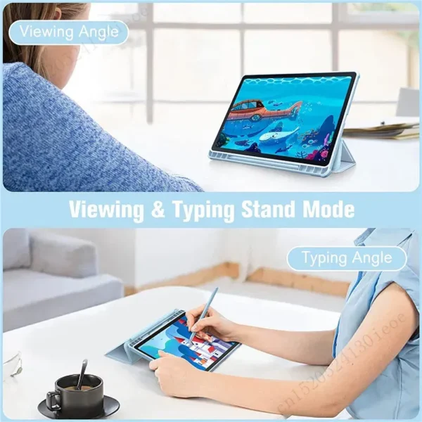 Color: Red, Size: iPad pro 12.9 - Shockproof Case For Samsung Galaxy Tab S6 Lite 10.4 Inch 2022 2020 Tablet Cover For Tab S6 Lite P610 P613 Case With S Pen Holder - Image 7
